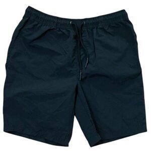 LIRA Black Nylon Pull-on Shorts Mens Size Small Casual Athleisure Vacation